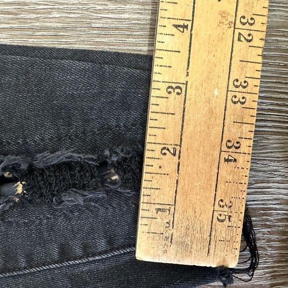 Judy Blue Skinny Fit Jeans‎ Leopard Print Patches Womens 7/28 Black Distressed - Picture 10 of 16